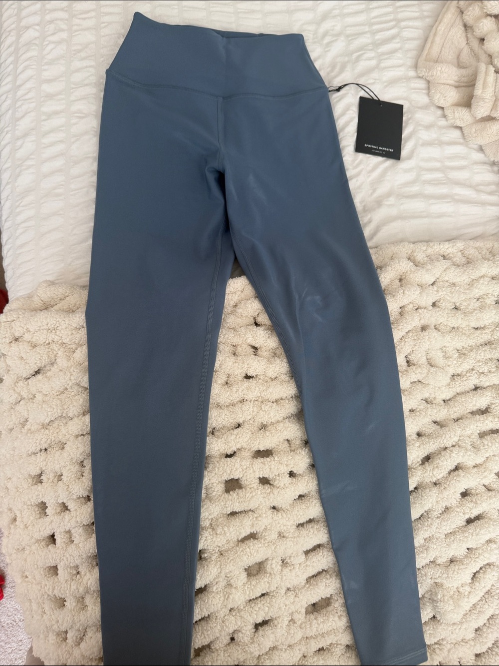 Spiritual Gangster Slate Blue High-Waist Leggings